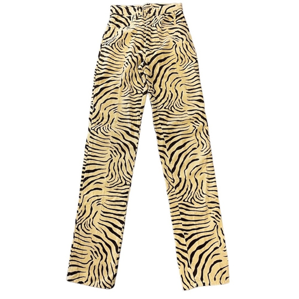 Vintage Wranglers Tiger Animal Print High Rise Pants size 3 x 36